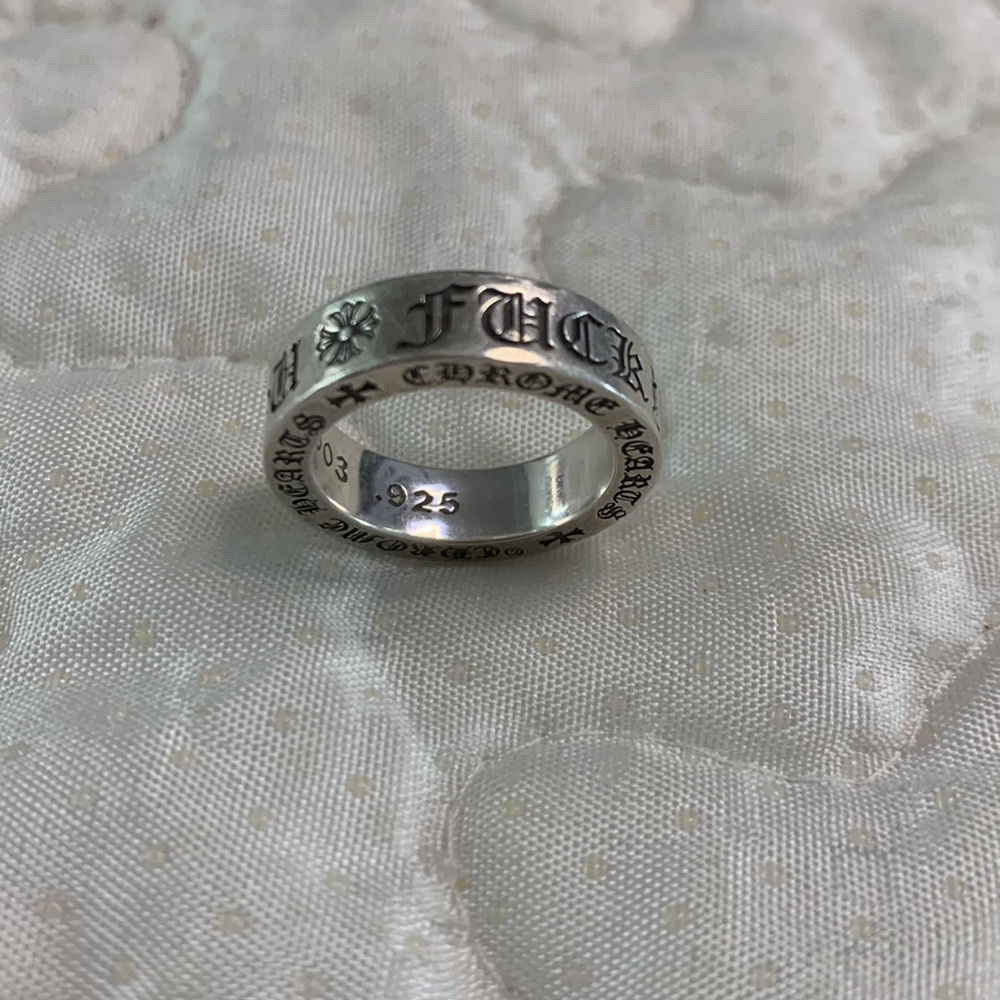 Chrome Hearts Eternal Heart Vintage 925 Silver Ring